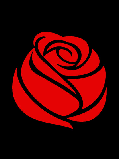 Camiseta Básica A Rosa Vermelha do Socialismo