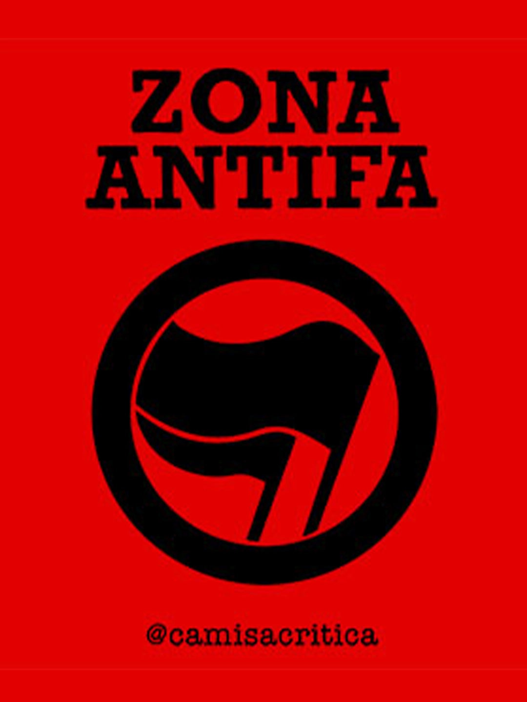 Adesivo Zona Antifa Tradicional