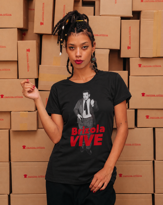 Camiseta Baby Look Brizola Vive