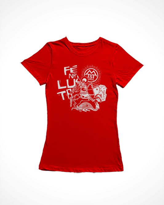 Camiseta Baby Look Fé Na Luta - MTST