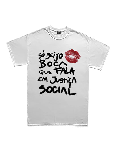 Camiseta Básica Beijo e Justiça Social