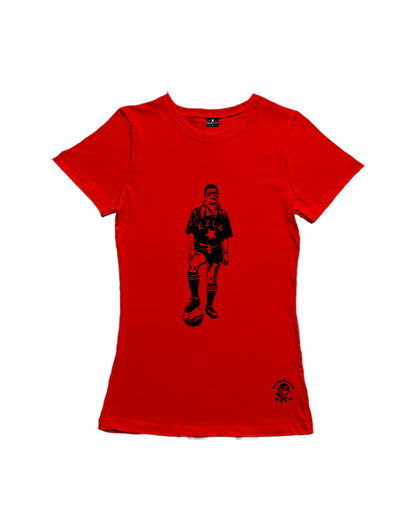 Camiseta Baby Look Amor ao futebol