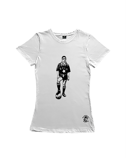 Camiseta Baby Look Amor ao futebol