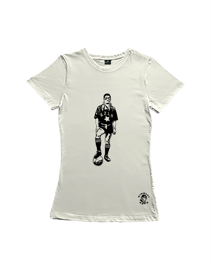 Camiseta Baby Look Amor ao futebol
