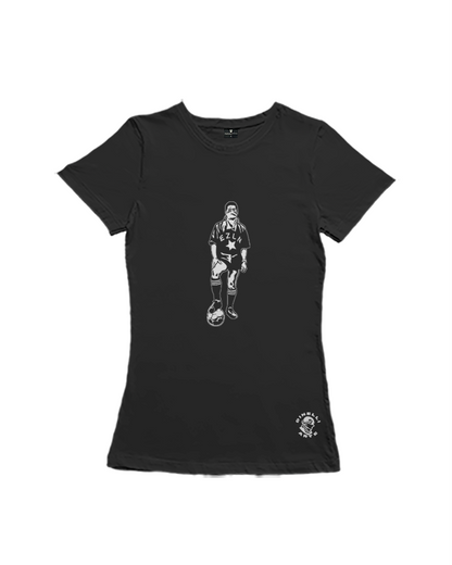 Camiseta Baby Look Amor ao futebol