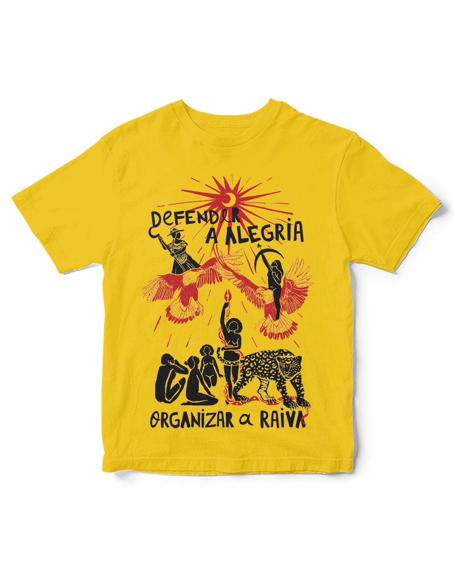 Camiseta Infantil Intervozes Defenda a alegria