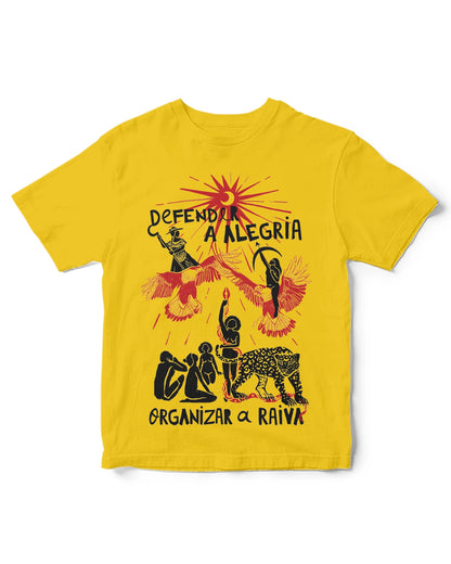 Camiseta Infantil Intervozes Defenda a alegria