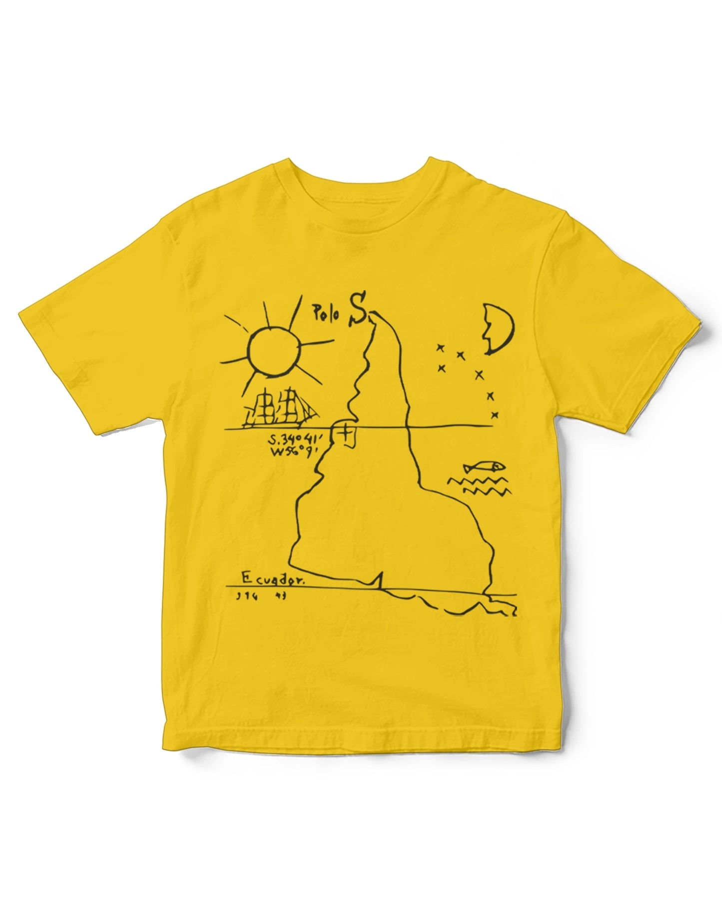 Camiseta Infantil Nosso Norte É O Sul: Torres Garcia