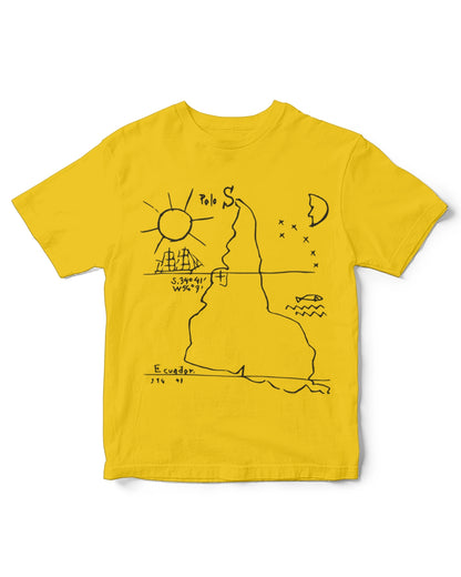 Camiseta Infantil Nosso Norte É O Sul: Torres Garcia
