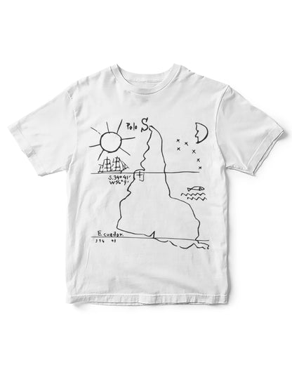 Camiseta Infantil Nosso Norte É O Sul: Torres Garcia