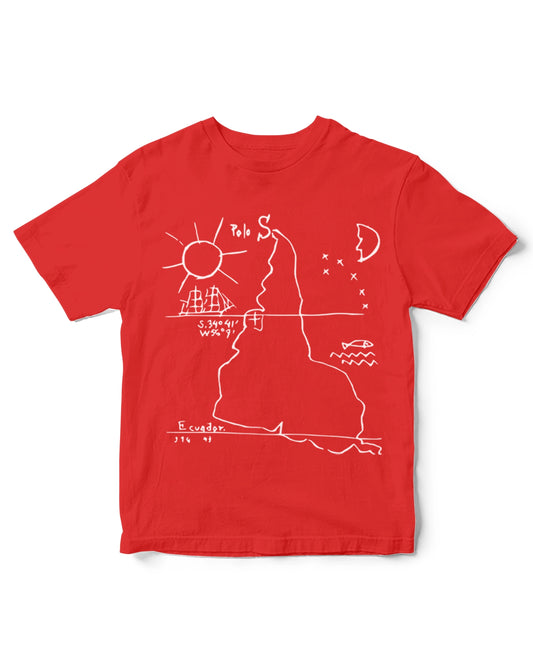 Camiseta Infantil Nosso Norte É O Sul: Torres Garcia