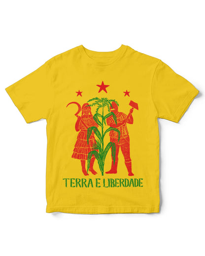 Camiseta Infantil Terra e Liberdade
