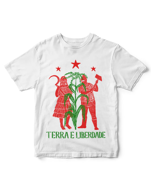Camiseta Infantil Terra e Liberdade