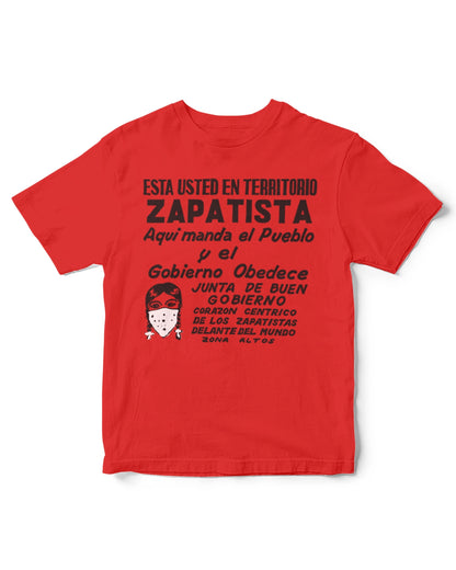 Camiseta Infantil Térritório Zapatista