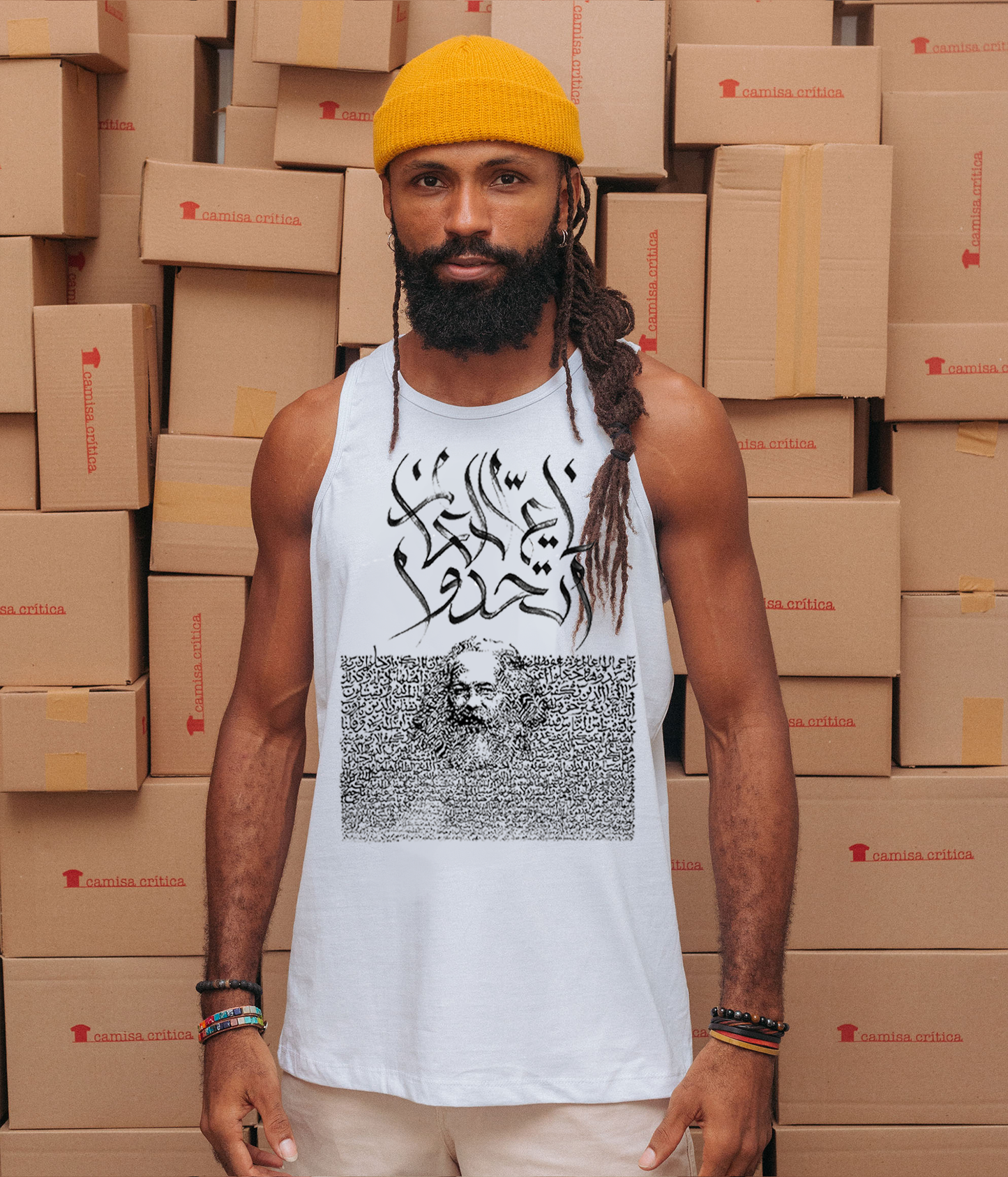 Camiseta Regata Proletários de todo o mundo, uni-vos