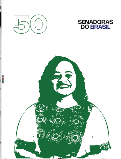 Camisa Senadoras do Brasil - Antônia Cariongo