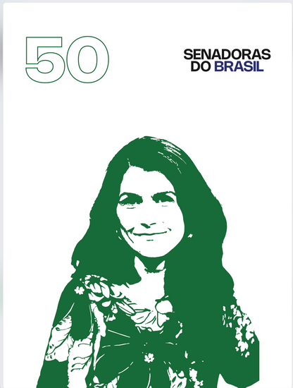 Camisa Senadoras do Brasil - Manuela d'Ávila