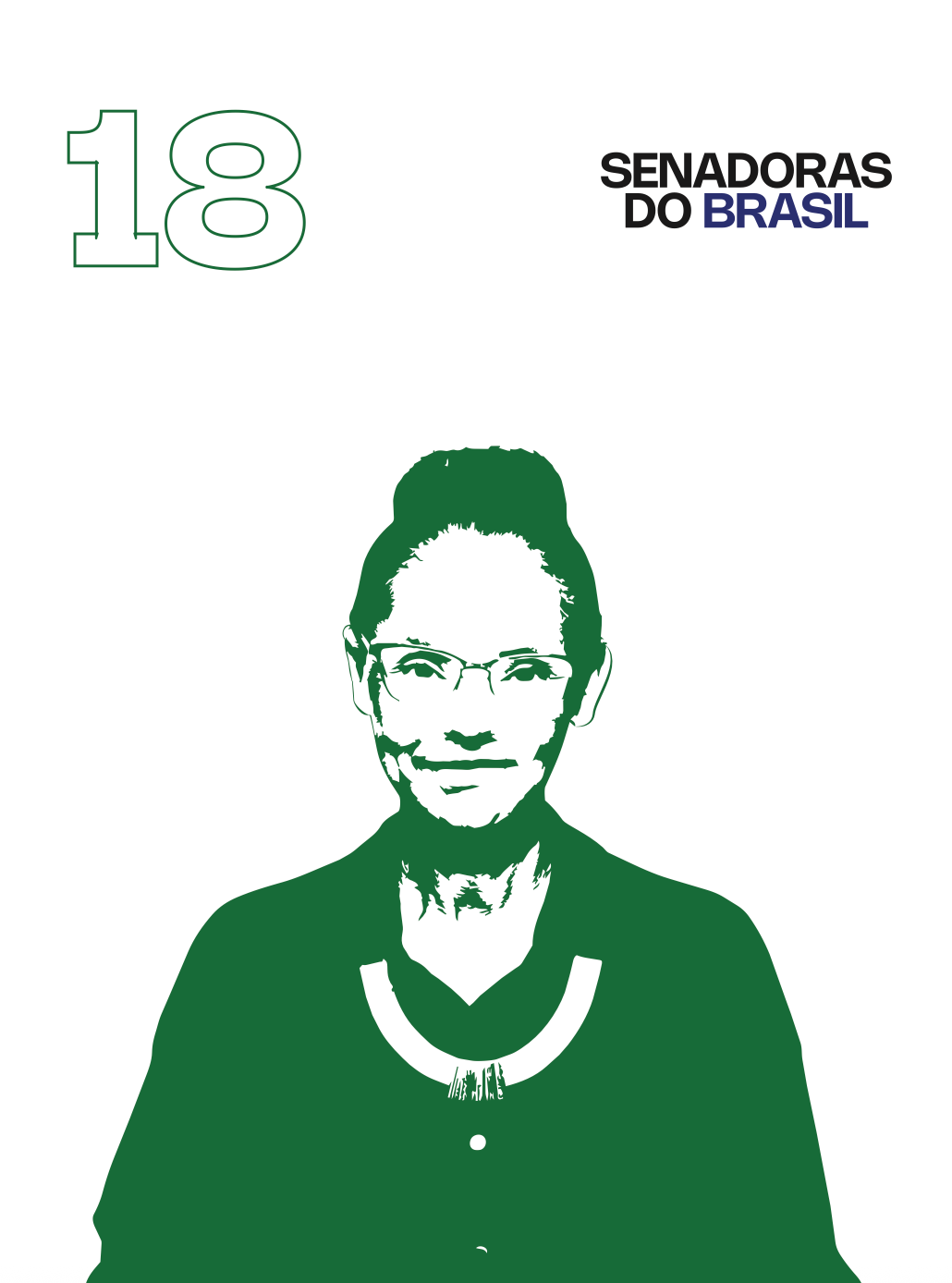 Camisa Senadoras do Brasil - Marina Silva
