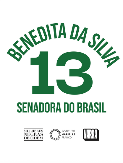 Camisa Senadoras do Brasil - Benedita da Silva