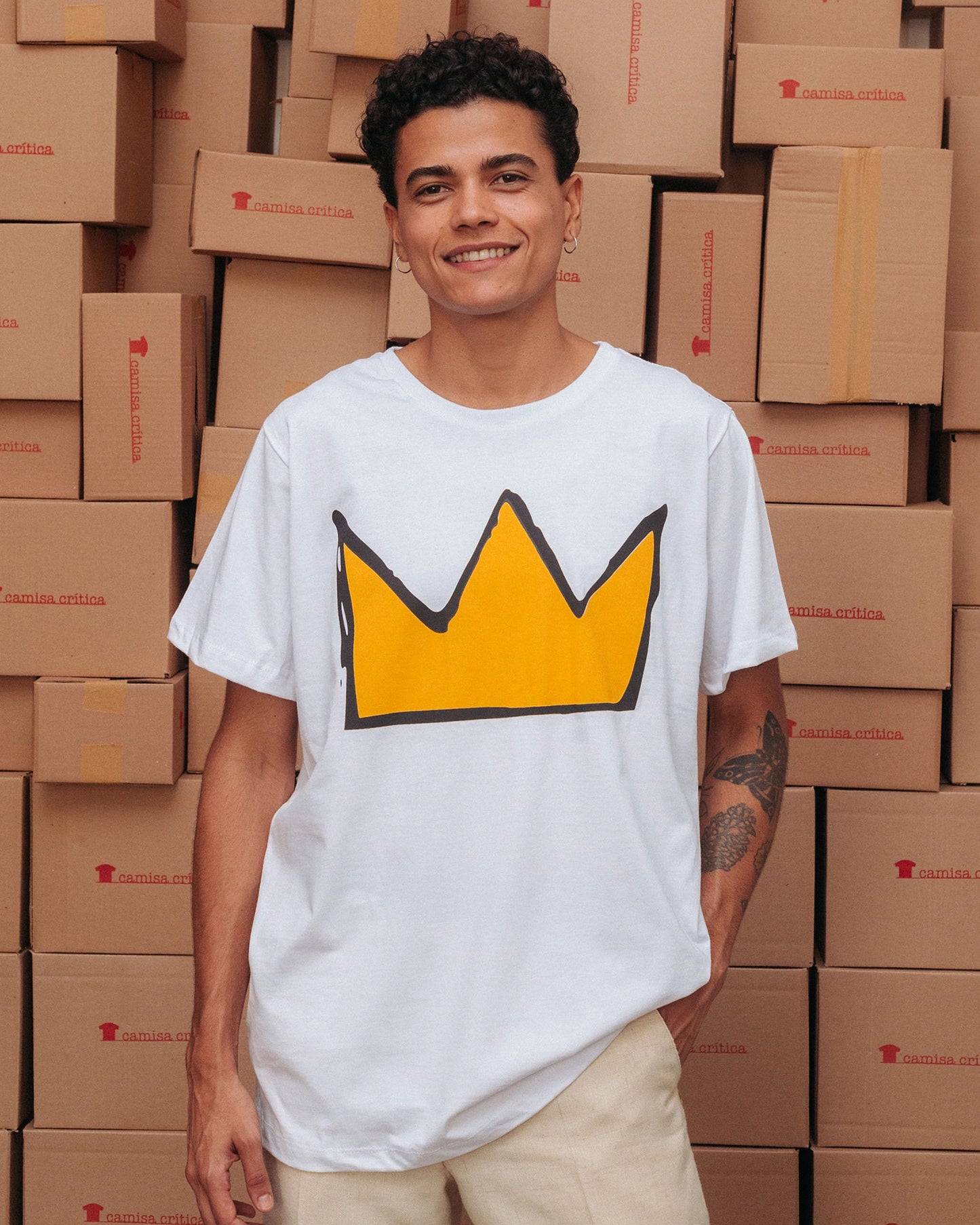 Camiseta Básica Basquiat