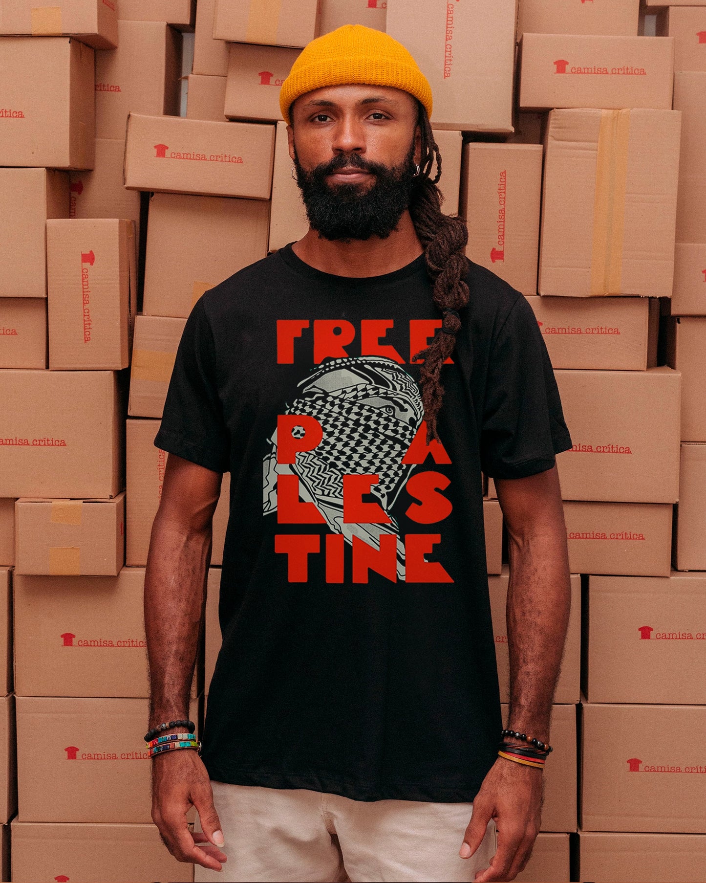 Camiseta Básica Free Palestine
