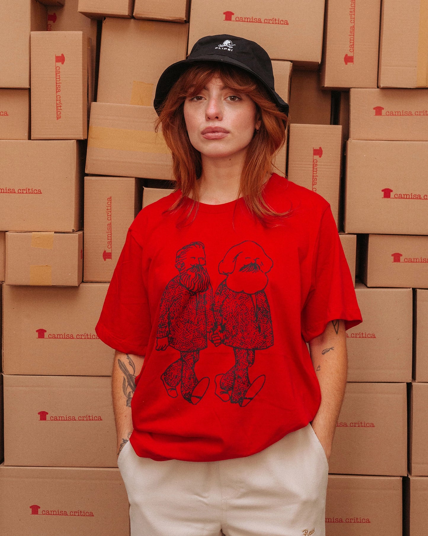 Camiseta Básica Marx & Engels