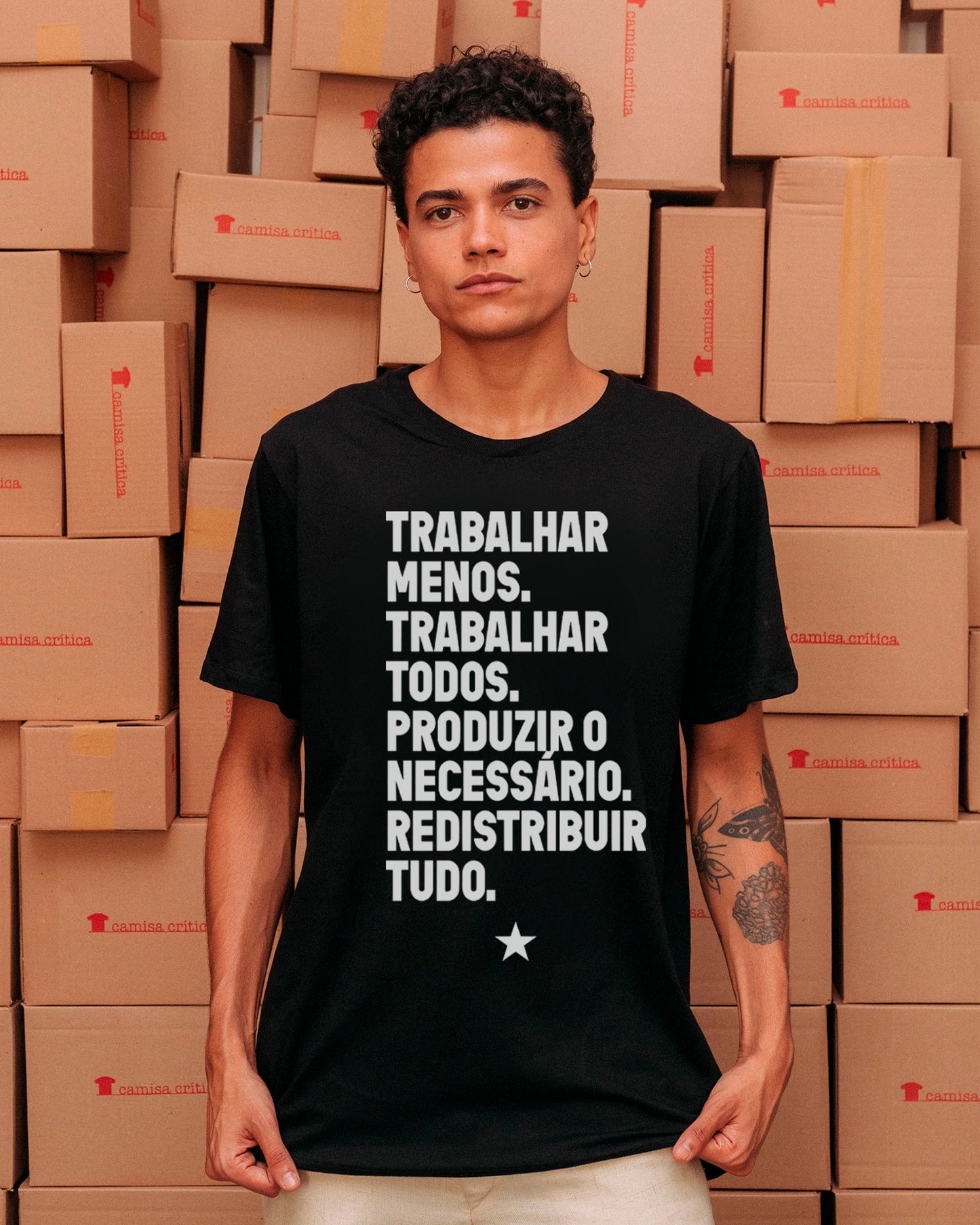 Camiseta Básica Trabalhar Menos