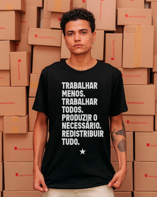 Camiseta Básica Trabalhar Menos