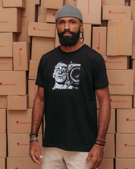 Camiseta Básica A câmera de Vertov
