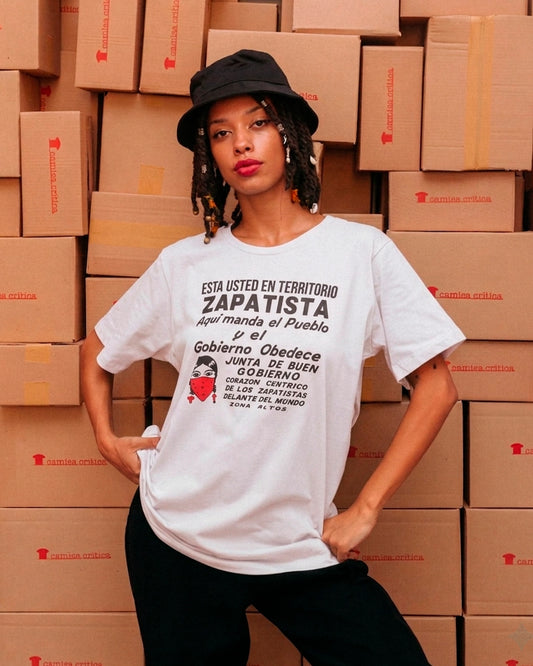 Camiseta Básica Território Zapatista