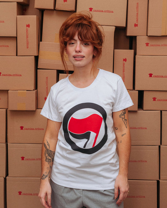 Camiseta Baby Look Ação Antifascista