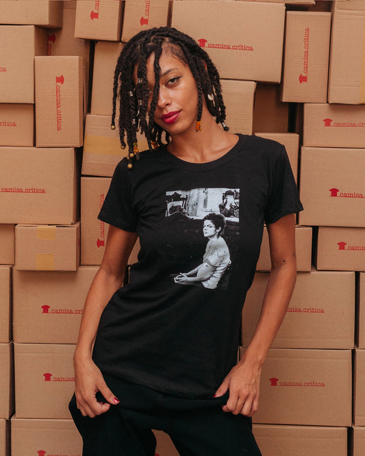 Camiseta Baby Look Dilma Guerreira