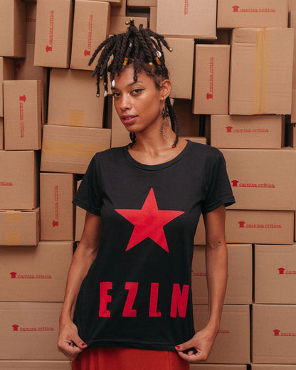 Camiseta Baby Look EZLN