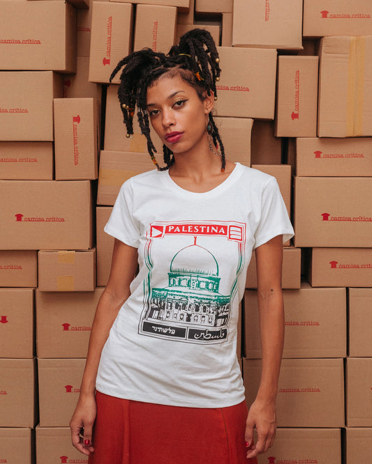 Camiseta Baby Look Palestina Livre