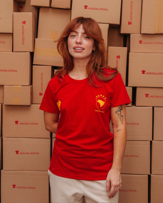 Camiseta Baby Look Povo Brasileiro