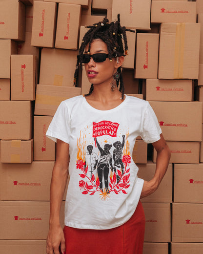 Camiseta Baby Look Vitória