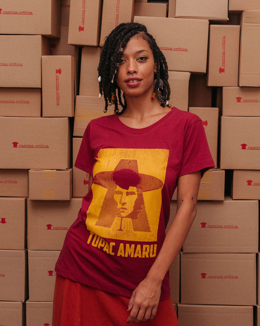 Camiseta Baby Look Tupac Amaru