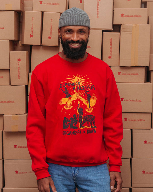 Moletom Intervozes Defenda a Alegria