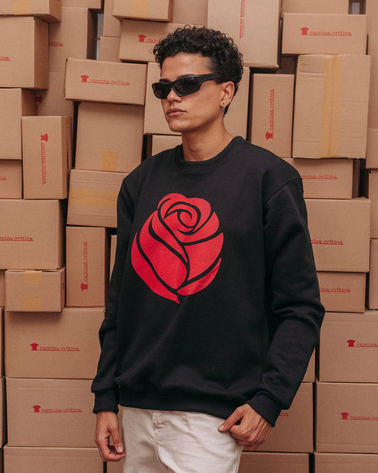 Moletom A Rosa Vermelha do Socialismo
