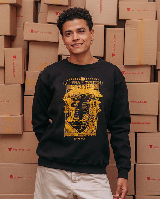 Moletom Por Terra e Território: Teia dos Povos