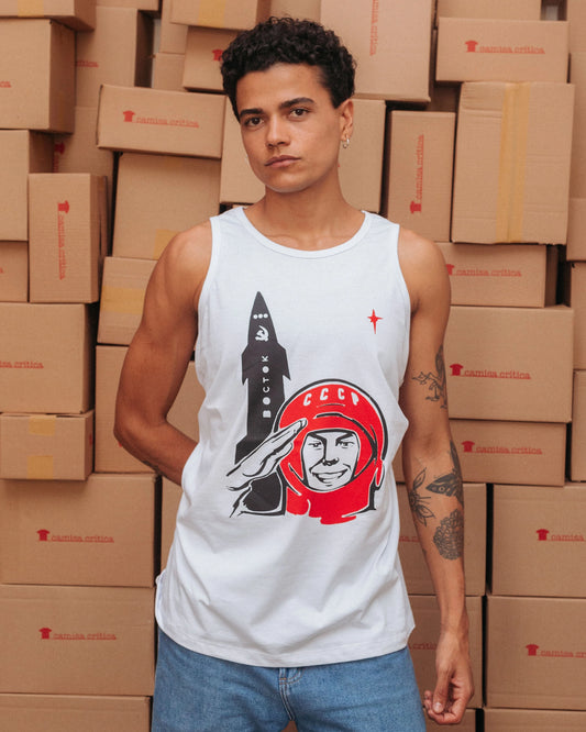 Camiseta Regata Cosmonauta Soviético