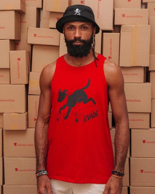 Camiseta Regata Evade - Negro Matapacos
