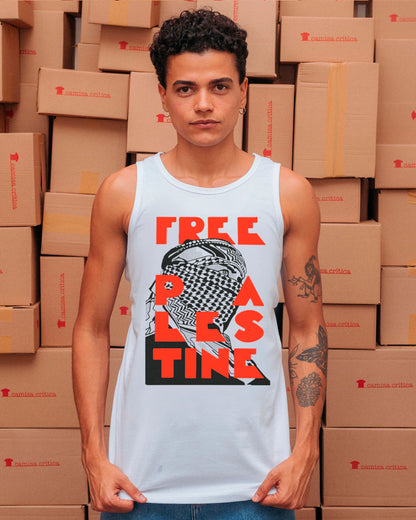 Camiseta Regata Free Palestine
