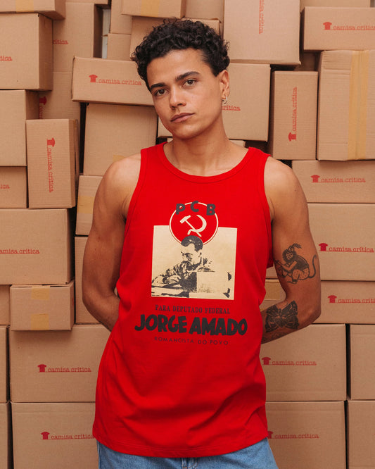 Camiseta Regata Jorge Amado - Romancista do Povo