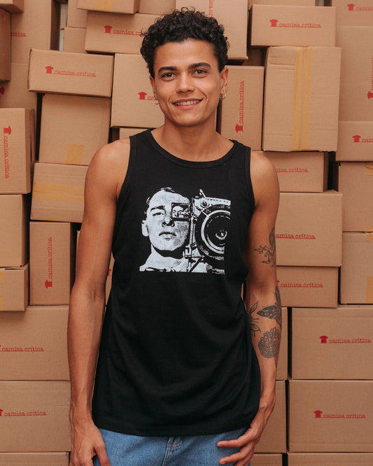 Camiseta Regata A câmera de Vertov