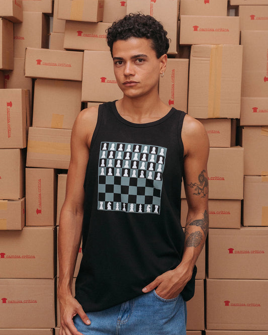 Camiseta Regata Xadrez da Revolução