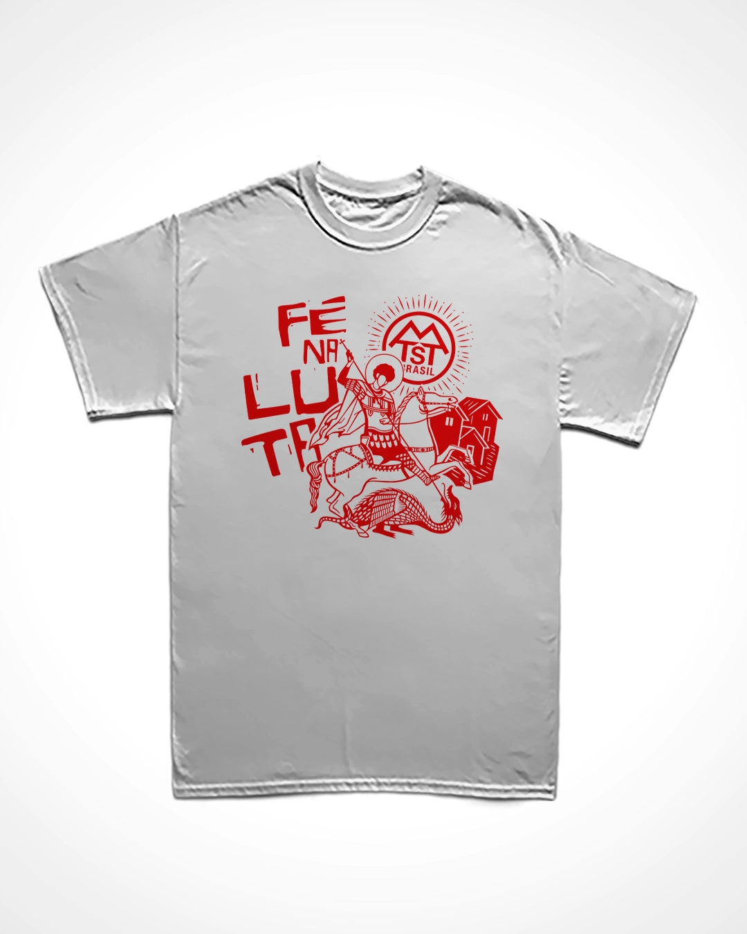 Camiseta Básica Fé Na Luta MTST