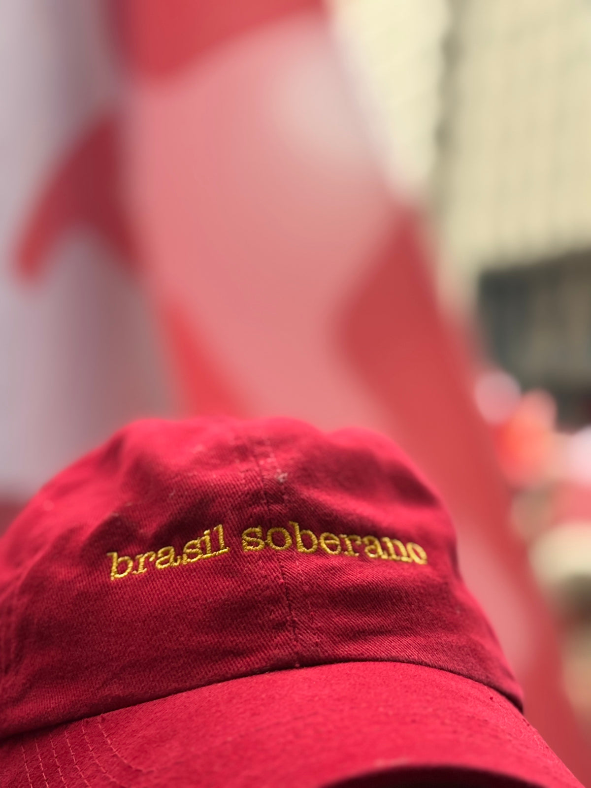 Boné Brasil Soberano Vermelho