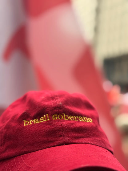 Boné Brasil Soberano Vermelho