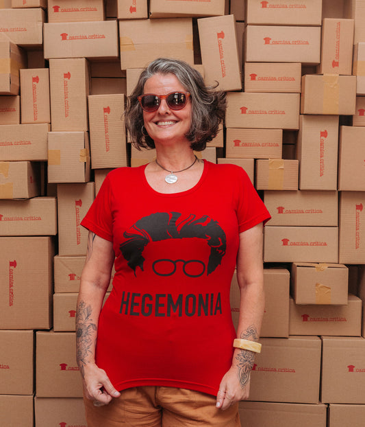 Camiseta Baby Look Hegemonia: Gramsci